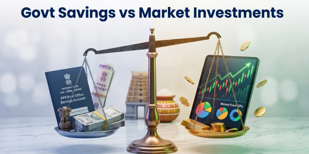 Government savings and market investments compared for financial planning in Tamil Nadu

