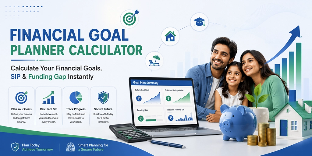 Calculate the monthly SIP required to achieve your financial goals with inflation adjusted planning