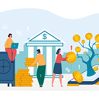 Secure investment option with debt funds offering stable returns and low risk over time.